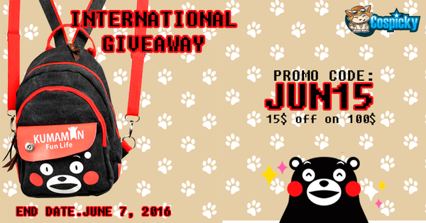 Kumamon Backpack Giveaway And Promotion