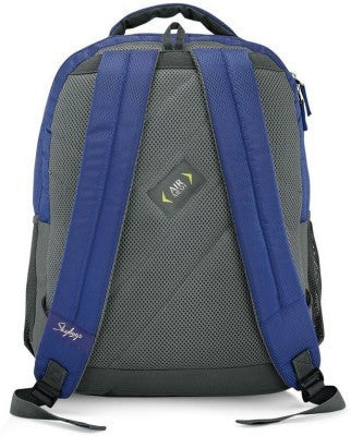 skybags blue and yellow backpack