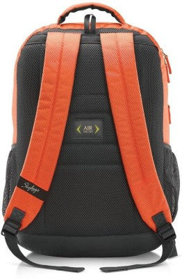 skybags orange backpacks