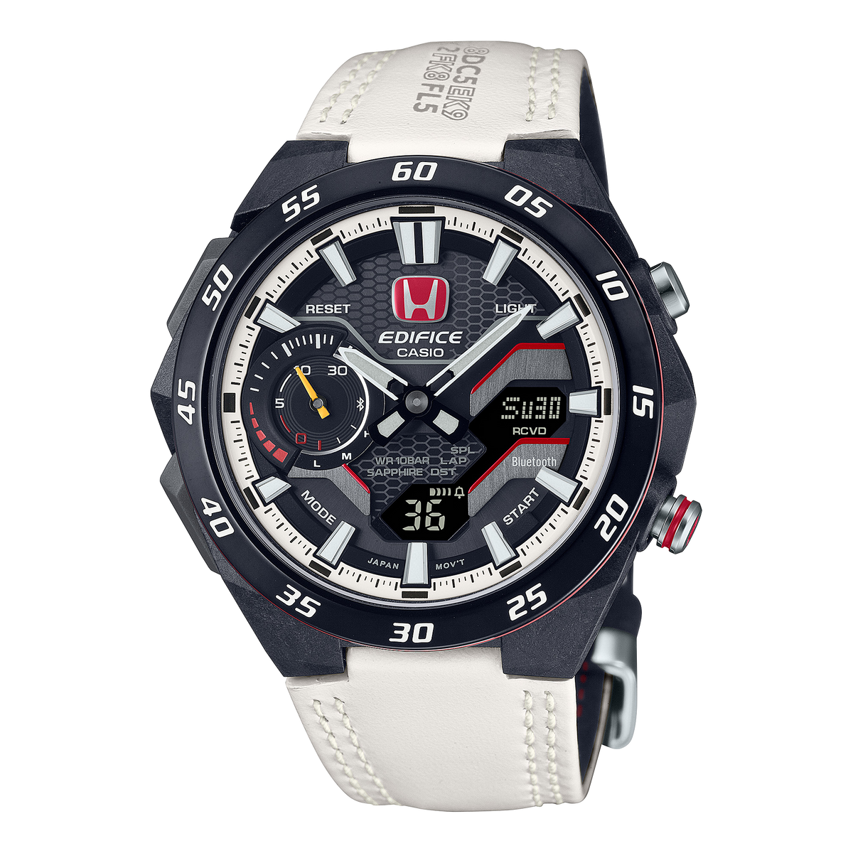 Edifice Mens Windflow 100m Honda Racing Bluetooth Solar - ECB-2200HTR-1ADR