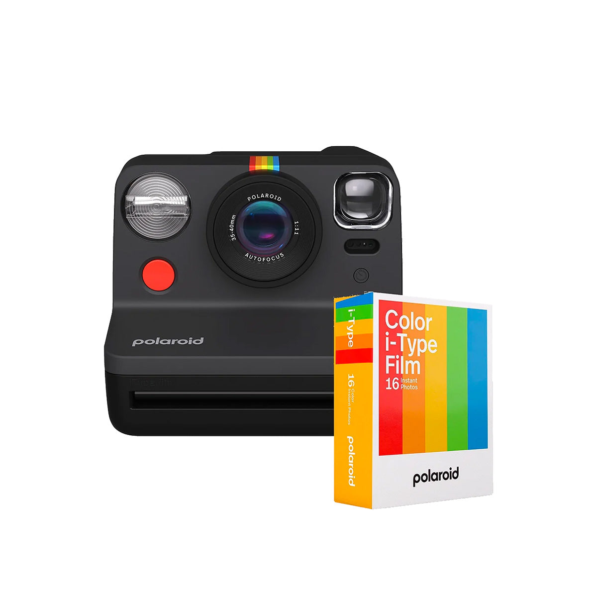 Polaroid Now - Generation 2 i-Type Instant Camera Everything Box - Black