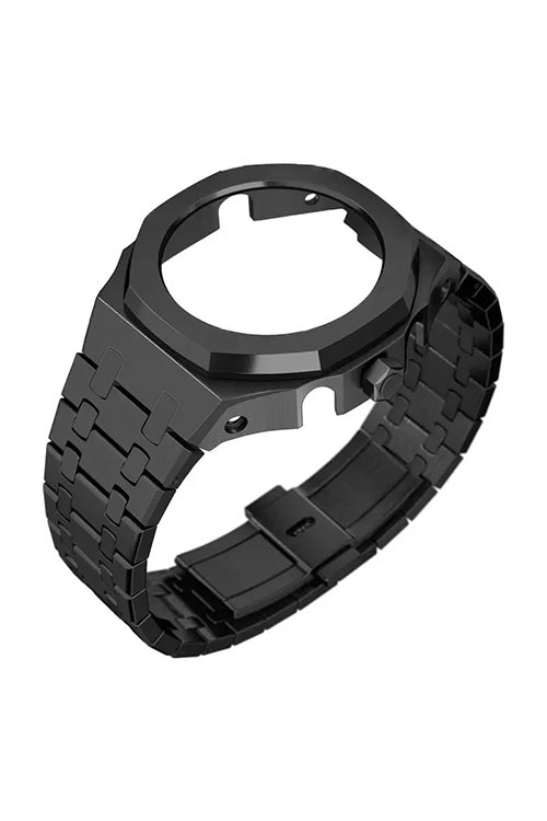 G-Shock GA-2100 Series Modification Kit - Black Stainless Steel Case/Black Stainless Steel Strap