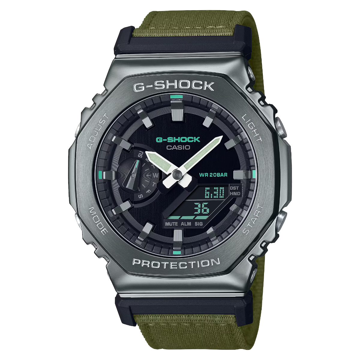 G-Shock Mens 200m G-Steel - GM-2100CB-3ADR