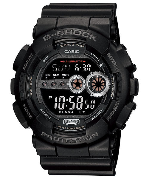 G-Shock Mens 200m Standard - GD-100-1BDR