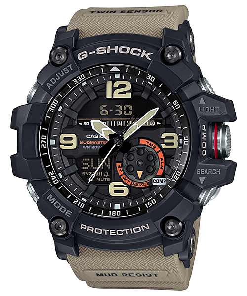 G-Shock Mens 200m Twin Sensor Mudmaster - GG-1000-1A5DR