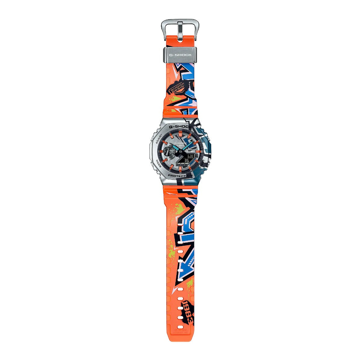 G-Shock Mens 200m Graffiti Limited Edition - GM-2100SS-1ADR