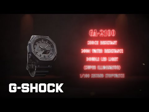 G-Shock Mens 200m Carbon Core - GA-2100-1A1DR
