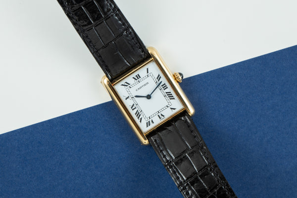 cartier tank dial