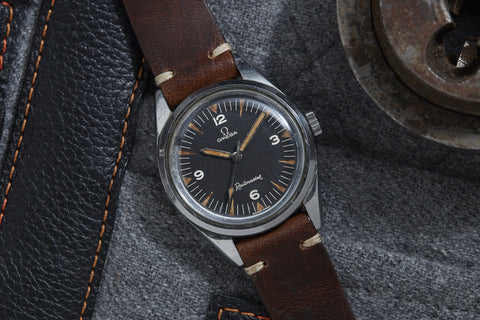 omega railmaster leather strap