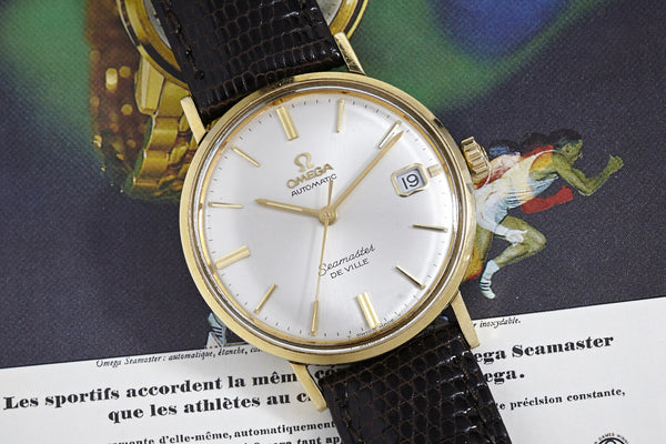 omega seamaster de ville automatic gold