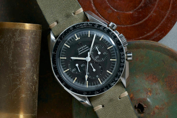 omega speedmaster green strap