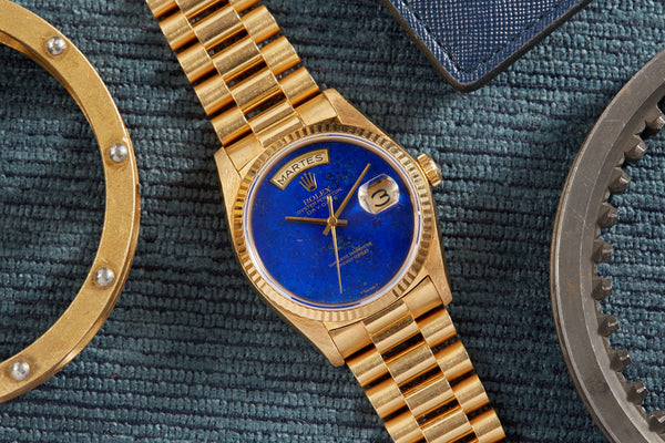 rolex day date lapis