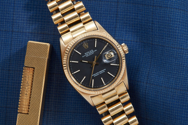 rolex datejust 1601 gold