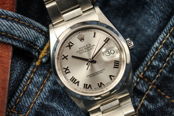 rolex date just 16200