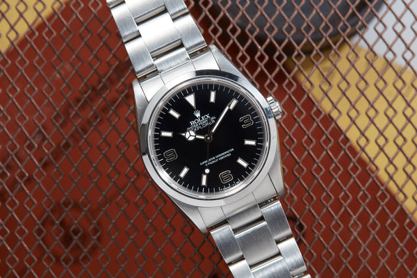 rolex explorer 1420 blackout