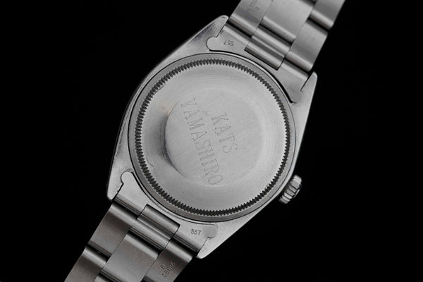 rolex oyster perpetual datejust back