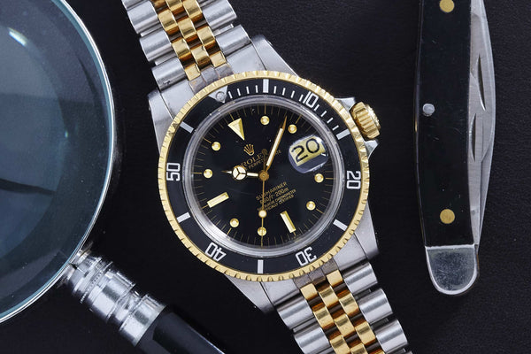 rolex bi colour submariner