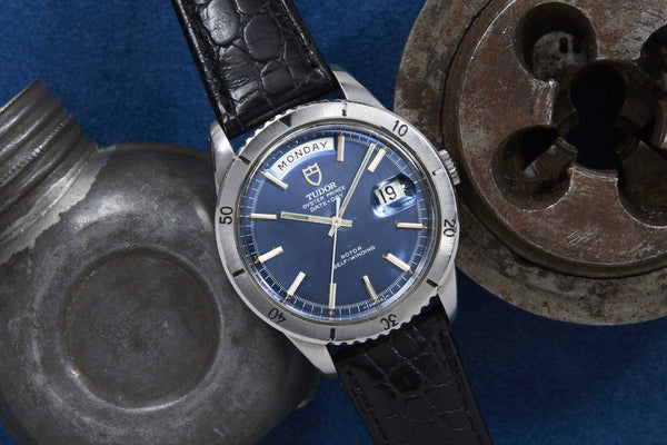 tudor day date blue dial