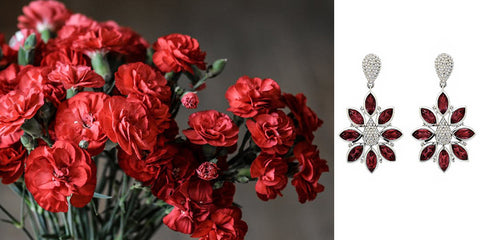 Garnet and Carnations