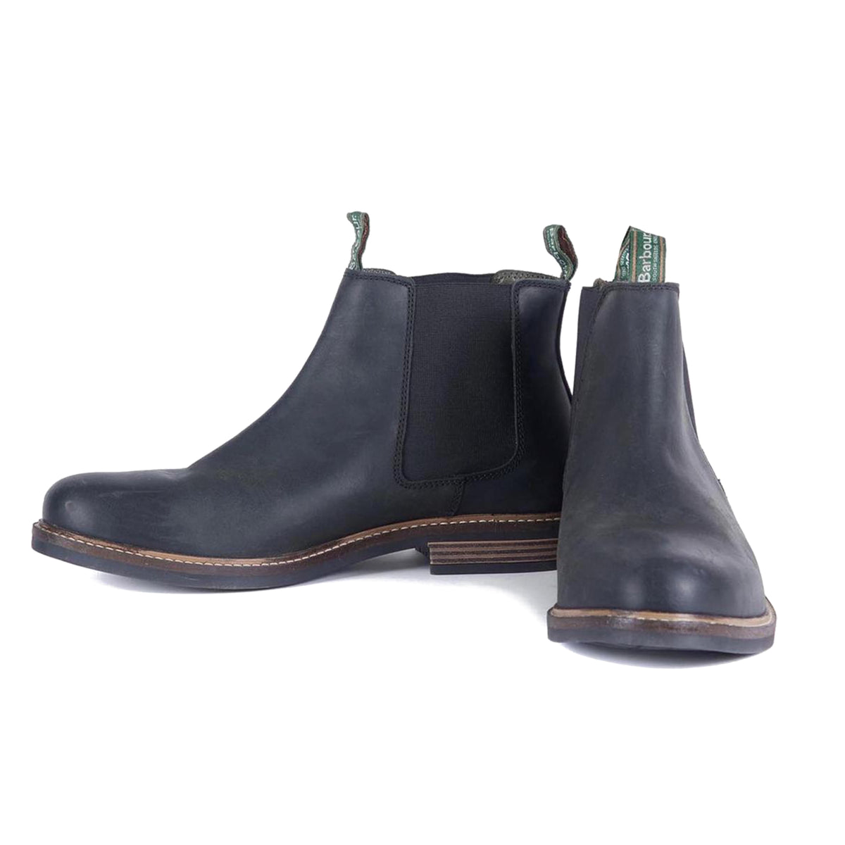 barbour black boots mens