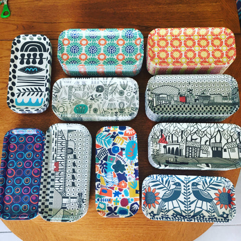 Printed melamine trays