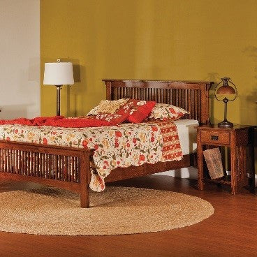 mission style solid wood bedroom sets