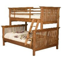 mission solid wood bunk bed