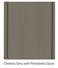 Amish Specialty Finishes - Chelsea Grey Paint with Portabella Glaze