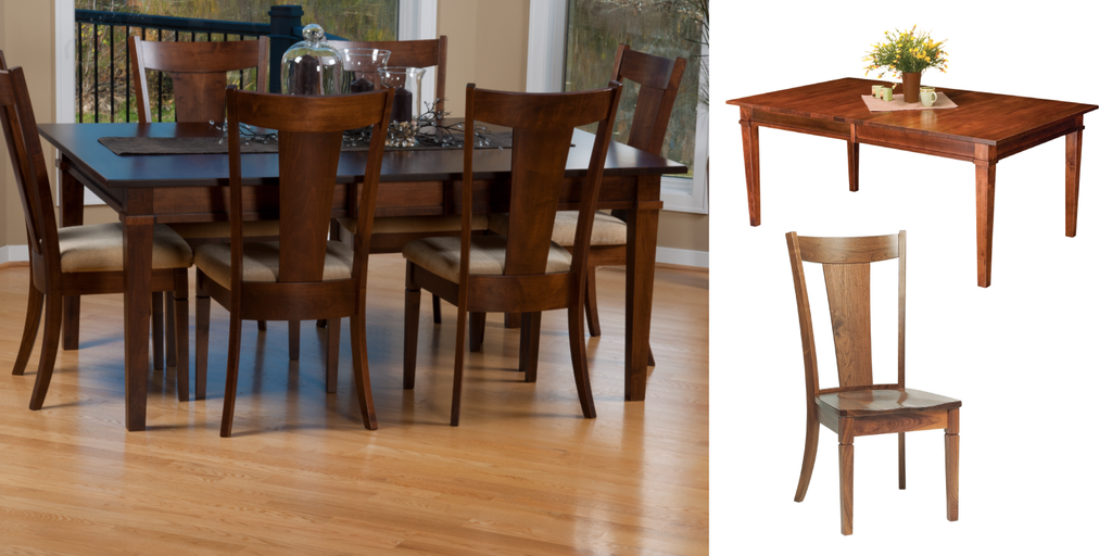 ethan leg dining set