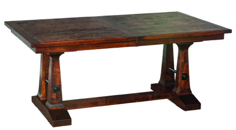 Amish Tables Vienna Solid Wood Trestle Table 