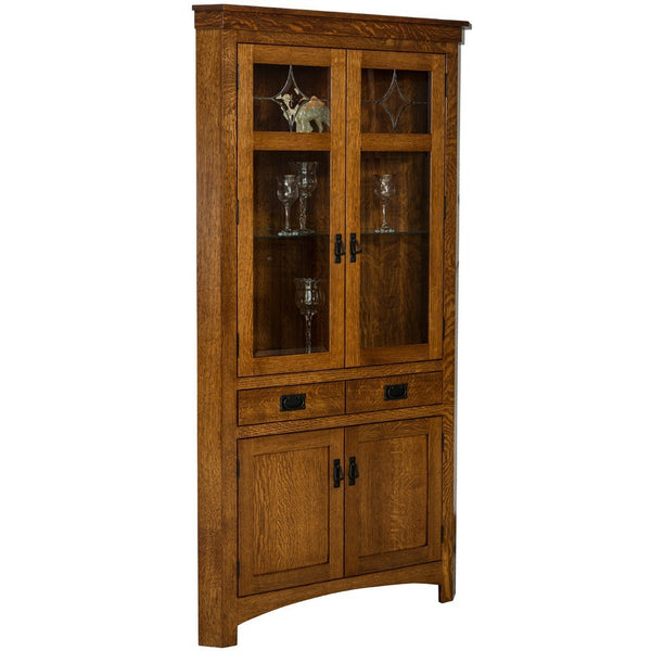 cape cod corner cabinet | amish hutches and cabinets – amish tables