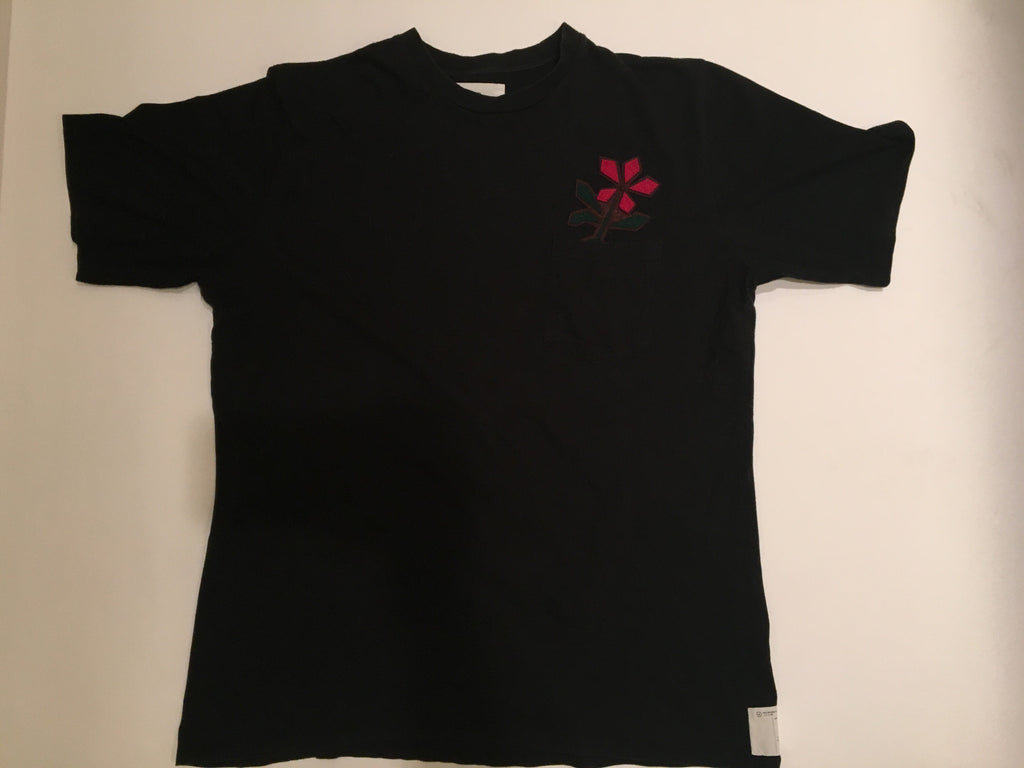 Visvim pocket shirt with flower detail Large
