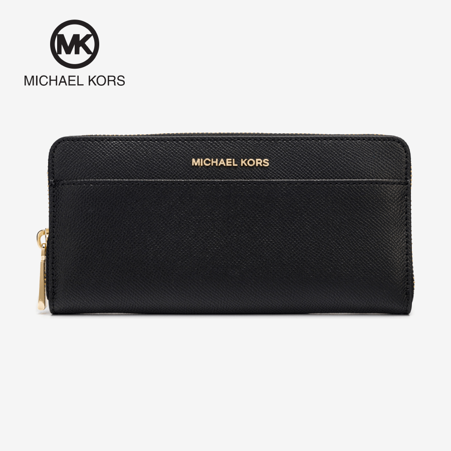 michael kors black quilted wallet