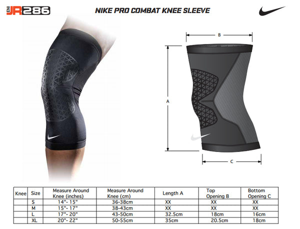nike pro combat knee sleeve
