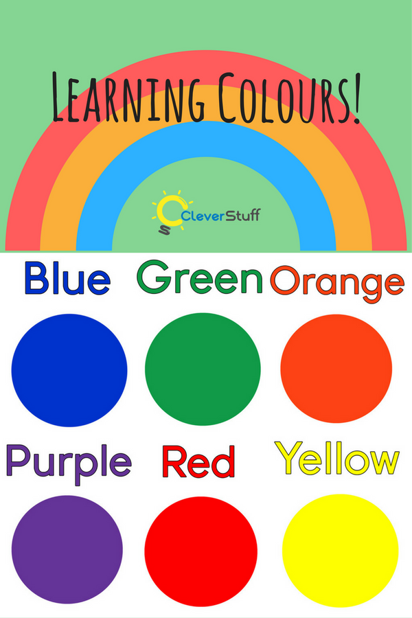 How To Teach Colors To Toddlers