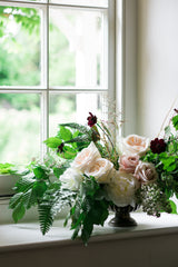 rose and ammi flowers 2018 flower shop vase arrangement