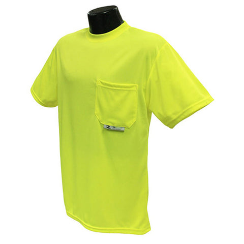 Radians Short Sleeve T-Shirt, Hi-Vis Green #ST11-NPGS-L