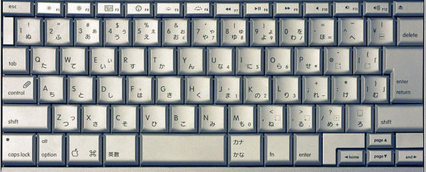 Japanese Macbook keyboard