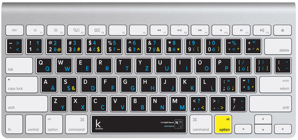 Macbook czech keyboard layout