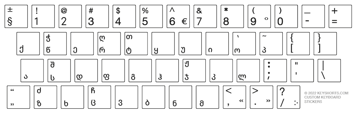 keyboard reference small