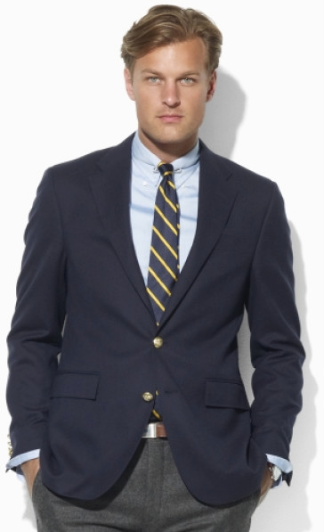 ralph lauren navy blazer