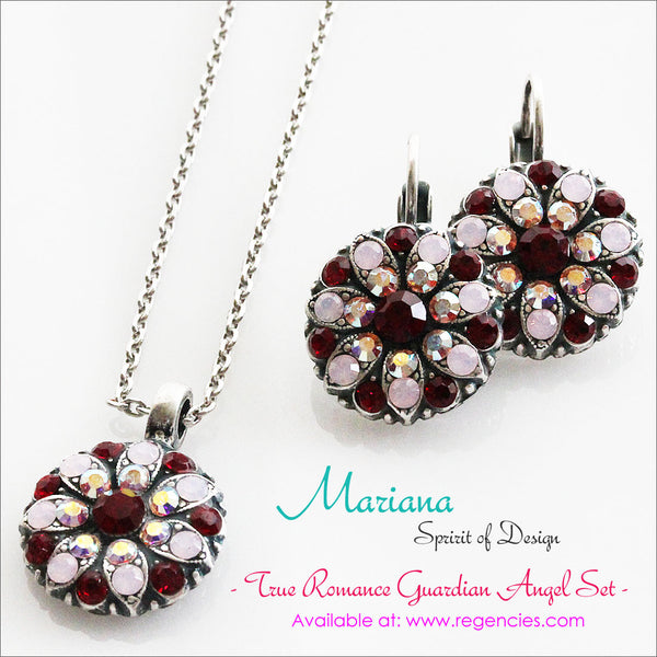 Mariana Guardian Angel Necklace Earrings Set