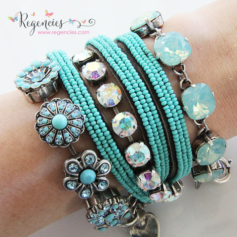 Turquoise Stacking Bracelets