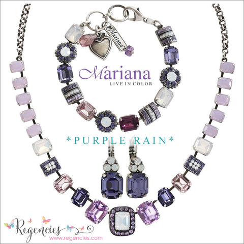 Mariana Jewelry Purple Rain Earrings Bracelets Necklaces