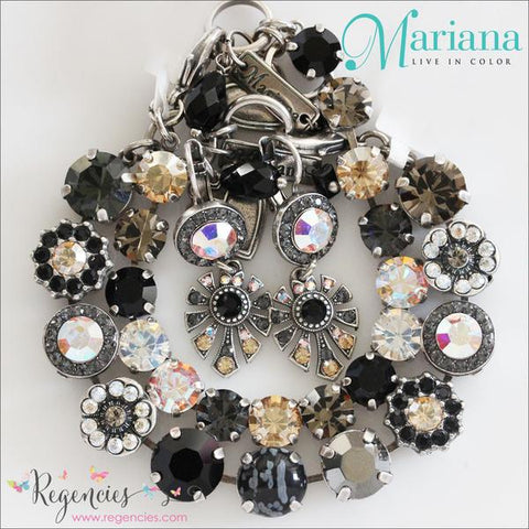 Mariana Jewelry Black Moonlight Golden Shadow Swarovski Crystals