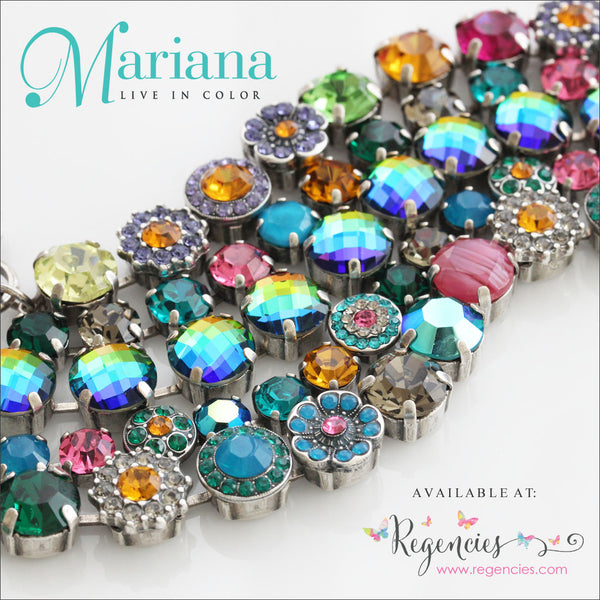 Mariana Swarovski Gemstone Jewelry Bracelets Selene Odyssey Colorful Jewelry Set