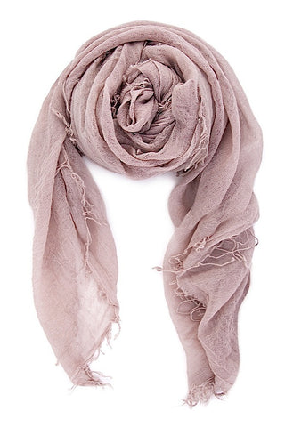 Chan Luu Cashmere and Silk Scarf Wrap - Adobe Rose