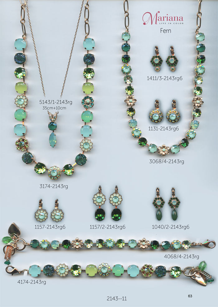 Mariana Jewelry Nature Catalog Swarovski Bracelets, Earrings, Necklaces, Rings Fern Green Page 3