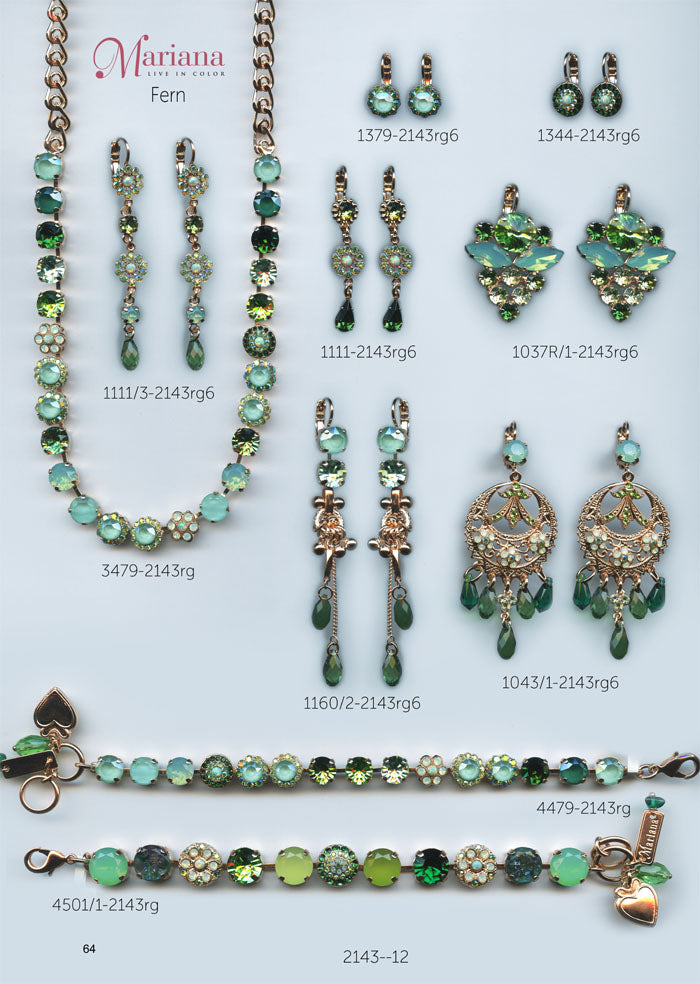 Mariana Jewelry Nature Catalog Swarovski Bracelets, Earrings, Necklaces, Rings Fern Green Page 4