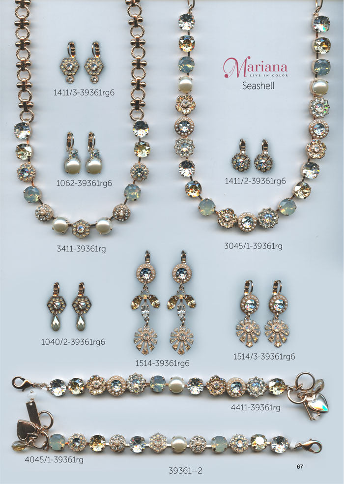 Mariana Jewelry Nature Catalog Swarovski Bracelets, Earrings, Necklaces, Rings Seashell Page 2